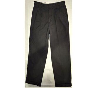 Oleg Cassini Men's Dress slacks w/ pleated front, Dark Grey in size 36/30